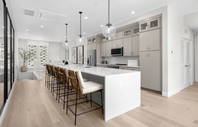 Impressive kitchen with large central island
