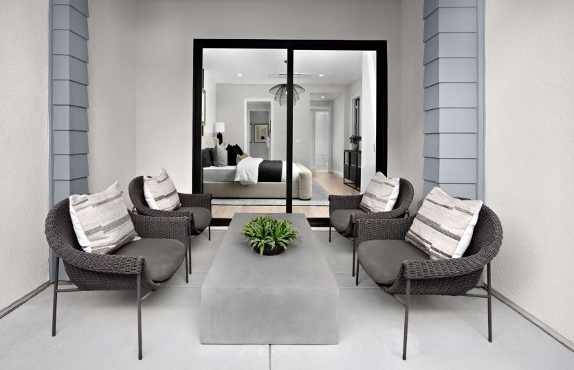 Outdoor seating area off Owner's retreat