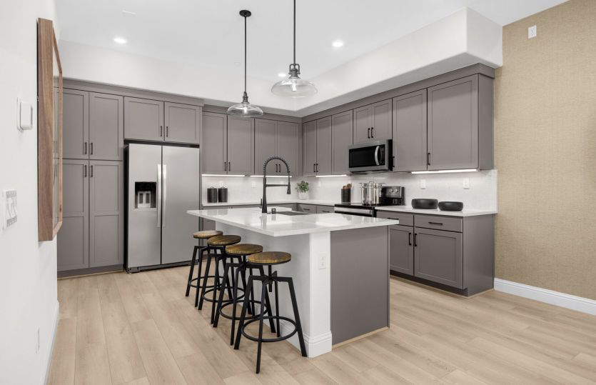Kitchen space with ample storage