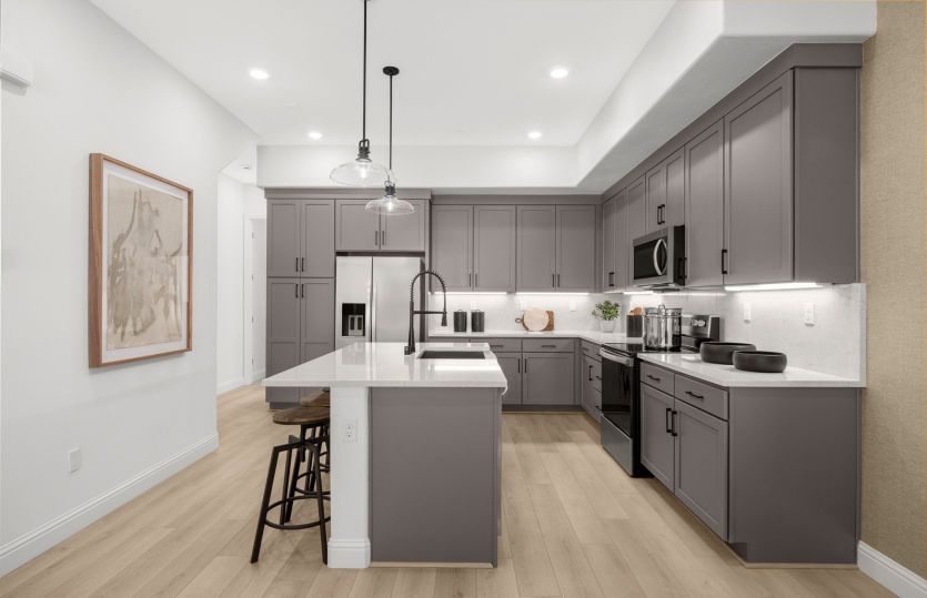 Kitchen with ample storage