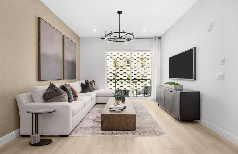 Inviting gathering room