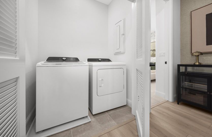 Laundry area