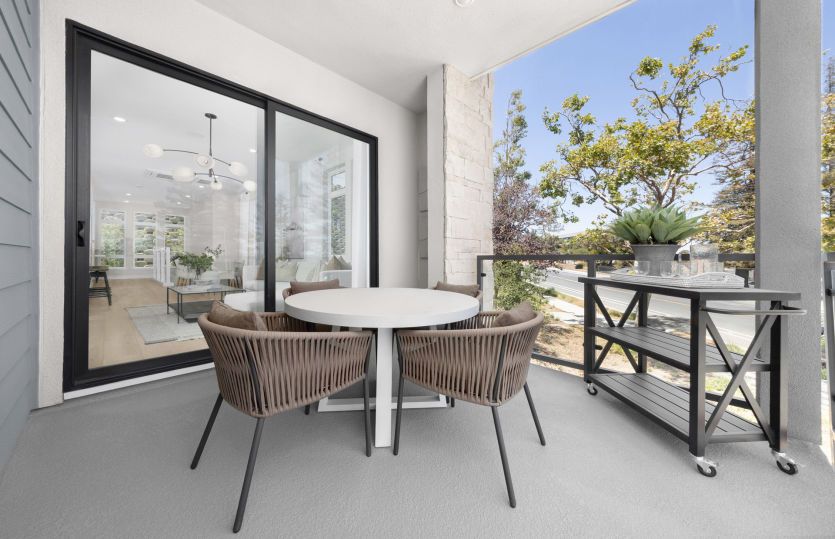 Balcony off gathering room