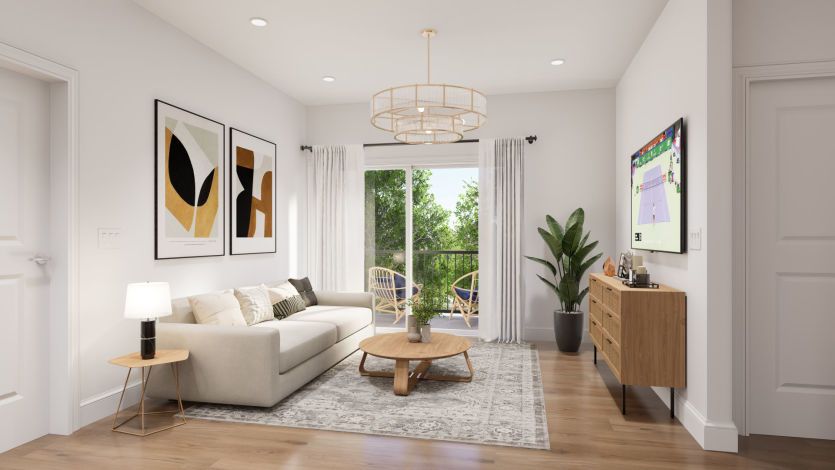 Spacious gathering room