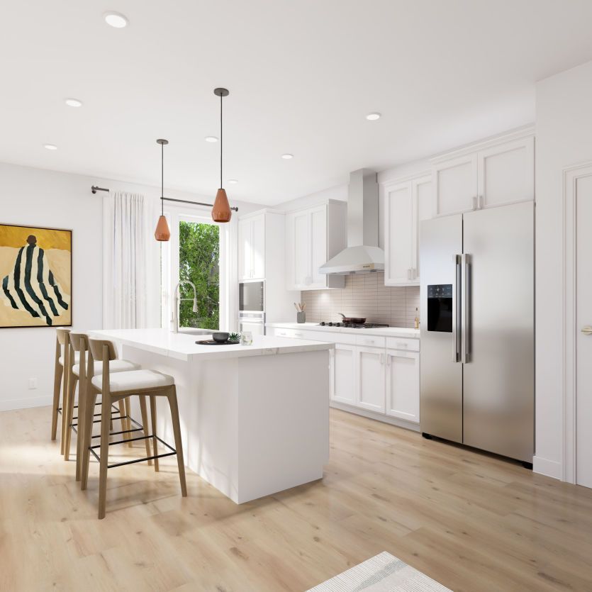 Spacious kitchen