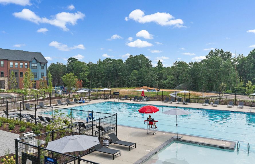 Outdoor Pool at The Hub