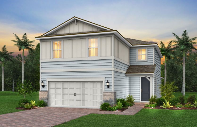 Trailside | Coastal with Stone Elevation | CO2 with Stone