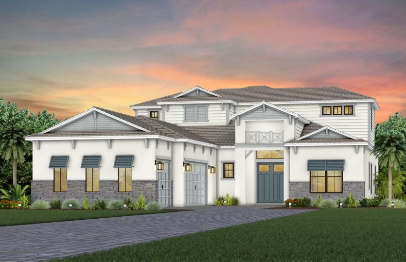 Exterior CO3 with stone