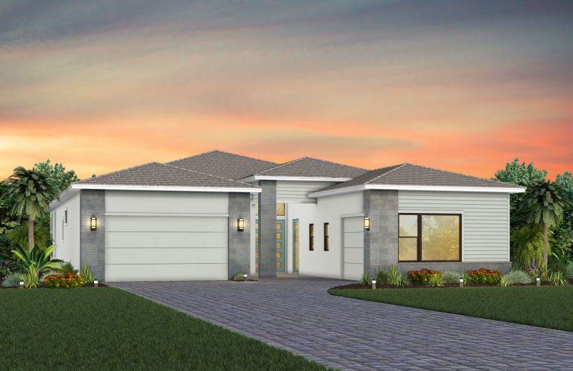 Exterior MD3 with stone
