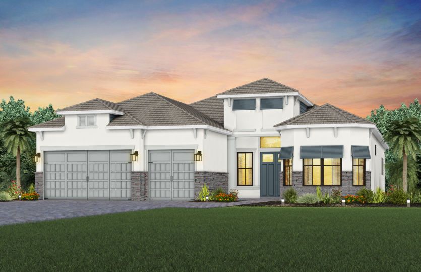 Exterior CO3 with stone