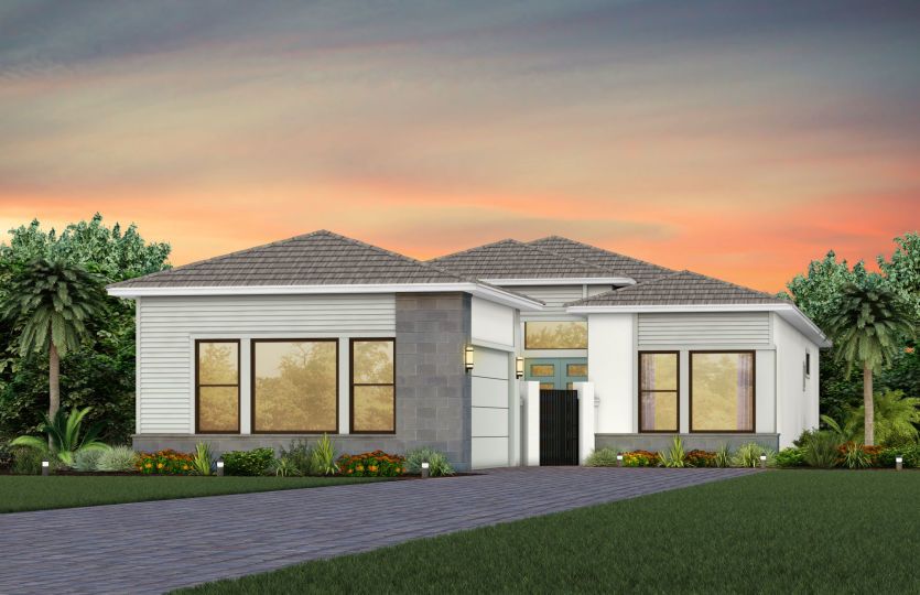 Exterior MD3 with stone