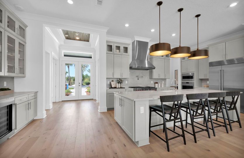 Kitchen with center island