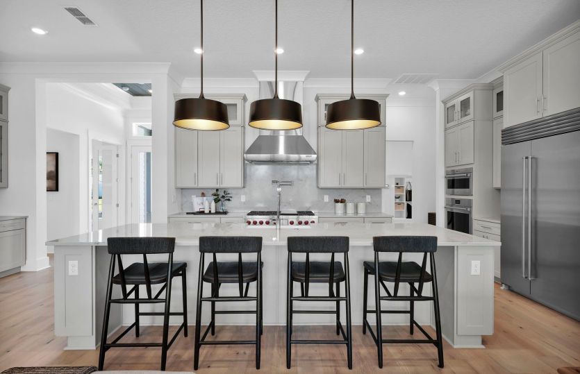 Tons of storage in your designer kitchen