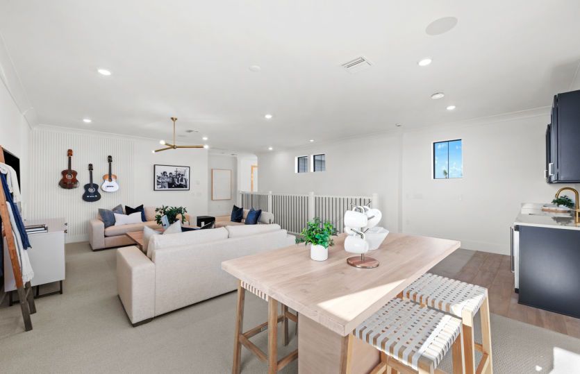 Spacious loft in this new construction home