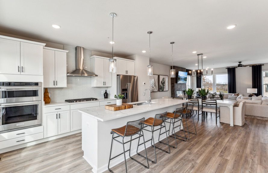 Gourmet Kitchen with an Abundance of Natural Light