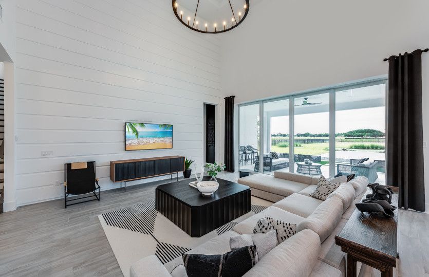 Gathering Room Overlooking Covered Lanai