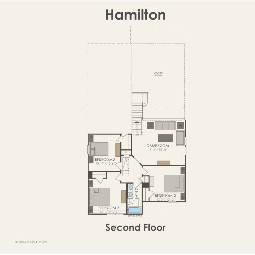 Second Floor 4 br / 2.5 ba