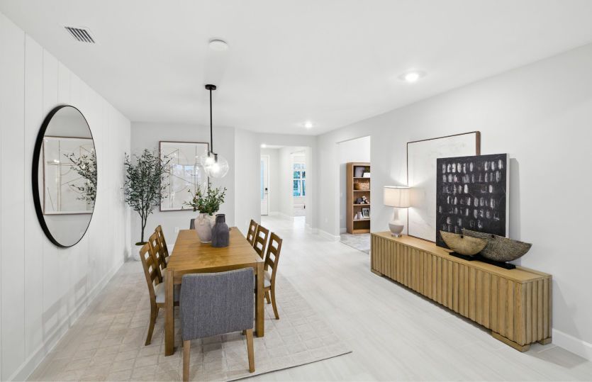 Designated dining area