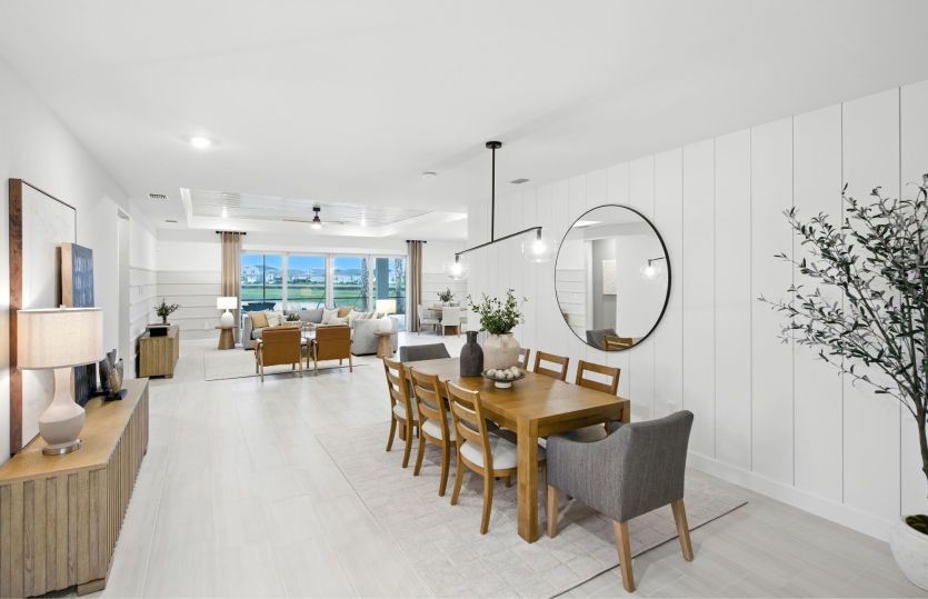 Designated dining area