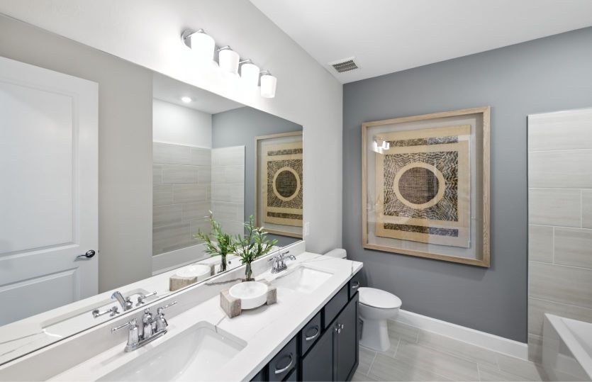 Secondary bathroom