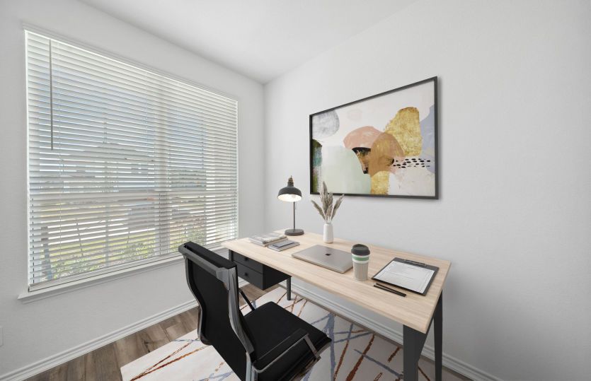 Virtually Staged Office