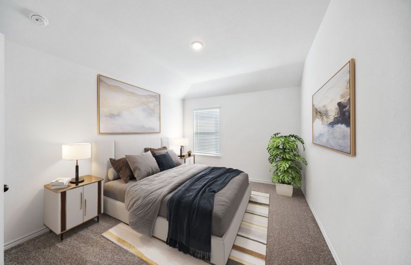 Virtually Staged Secondary Bedroom