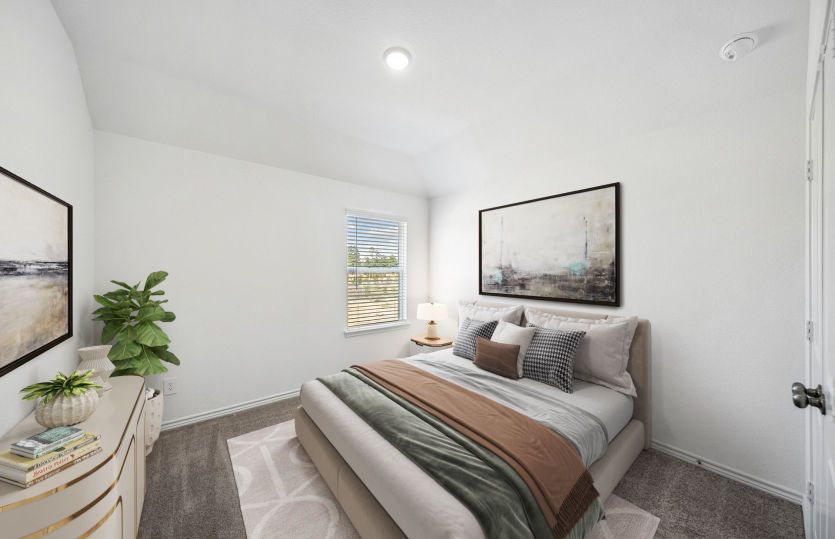 Virtually Staged Secondary Bedroom