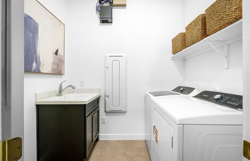 Spacious Laundry with Extra Storage