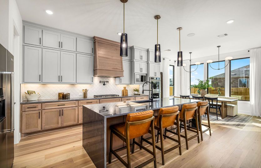 Sunlit Kitchen with Eat-In Island