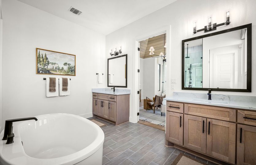 Owner's Bath with Double Vanities