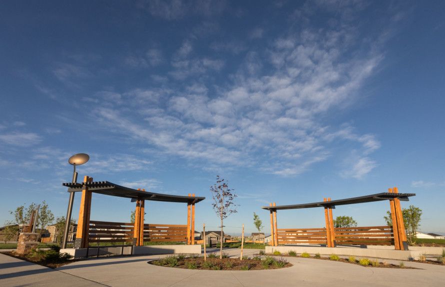 Shaded Seating at Orion Park