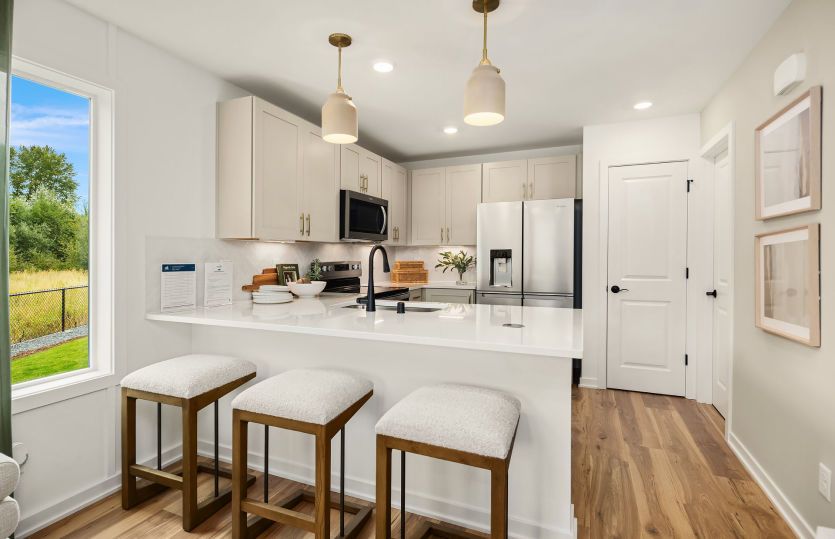 Bar Seating in Kitchen