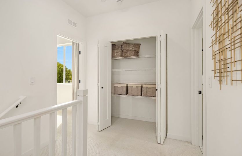 Upstairs Landing with Storage