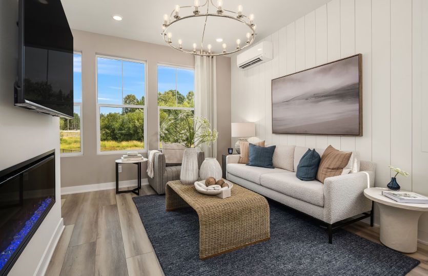 Living Room with Fireplace