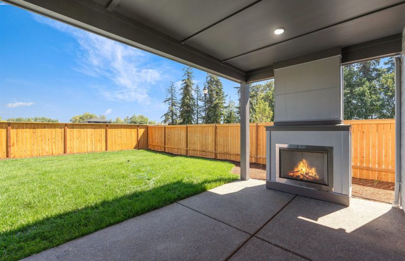 Optional Outdoor Fireplace