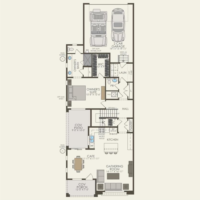 First Floor 3 br / 2.5 ba