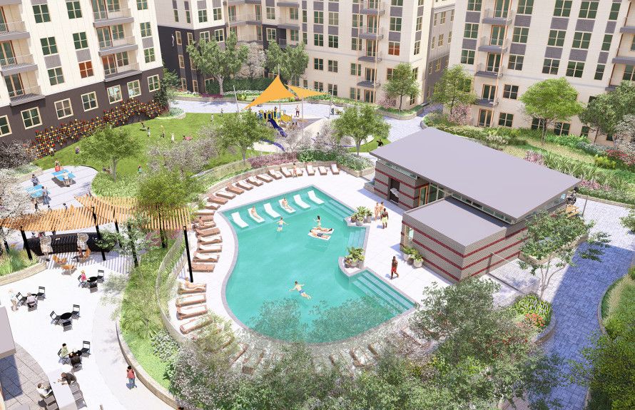 Future Courtyard and Pool