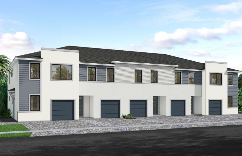 5 Unit Exterior MD1 - Modern Ice Cube