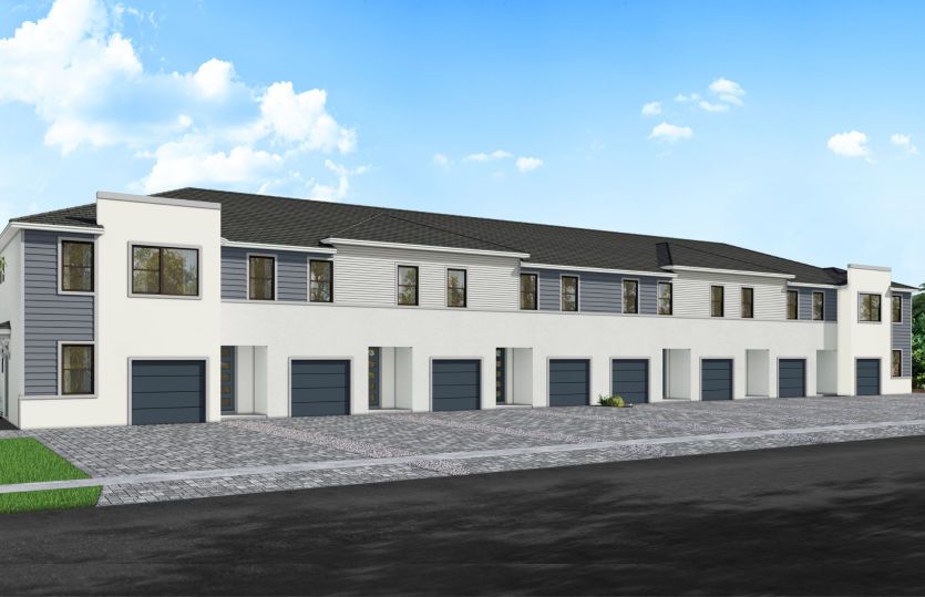 8 Unit Exterior MD1 - Modern Ice Cube