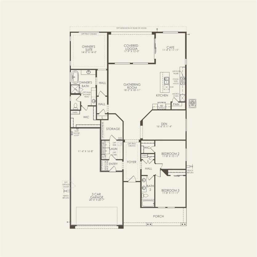 First Floor 3 br / 2 ba