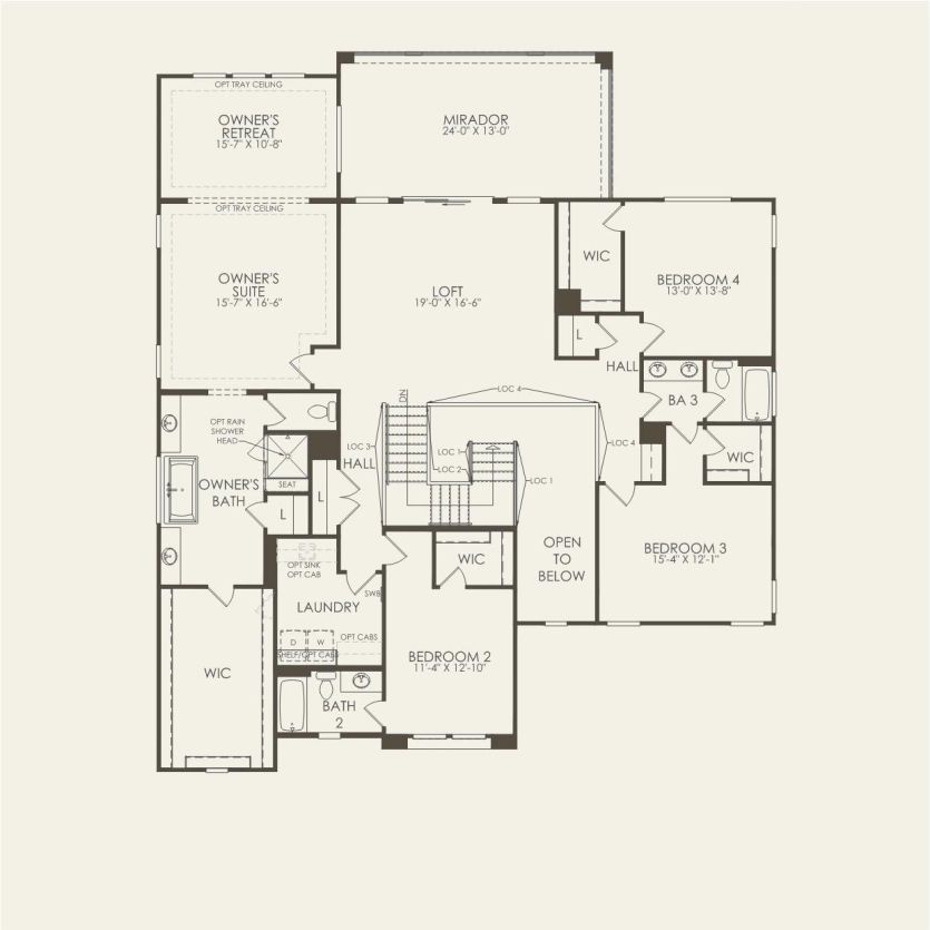 Second Floor 5 br / 4.5 ba