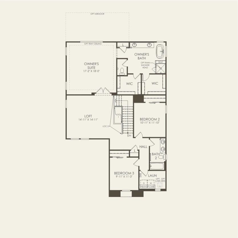 Second Floor 3 br / 2.5 ba