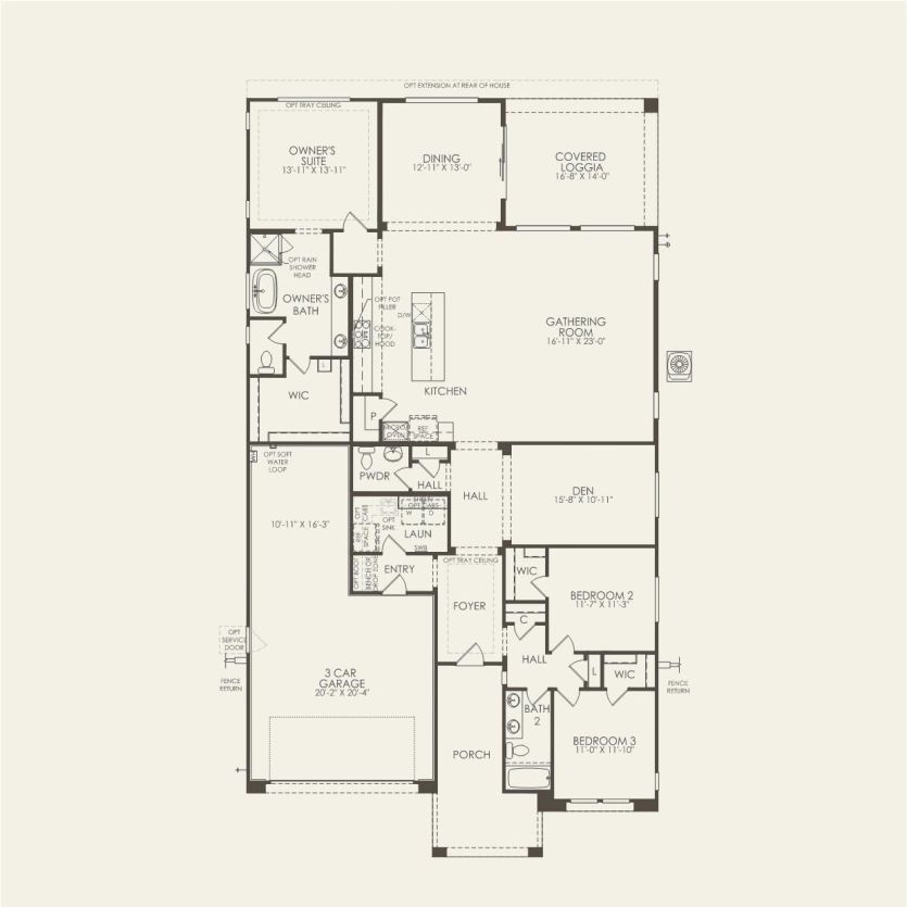 First Floor 3 br / 2.5 ba