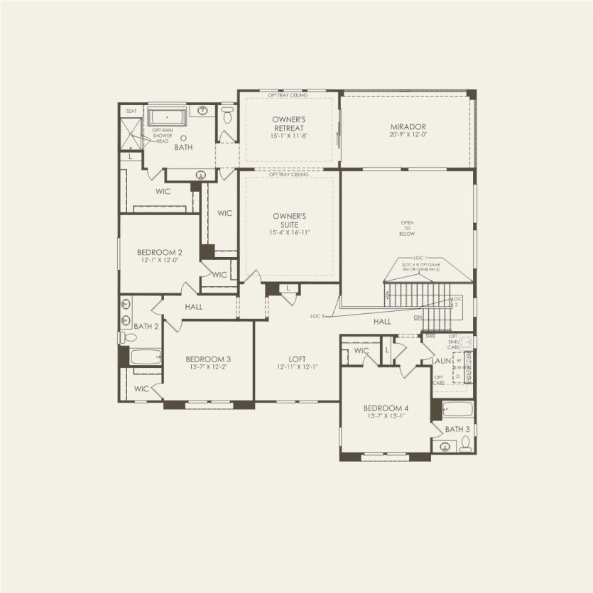 Second Floor 5 br / 4.5 ba