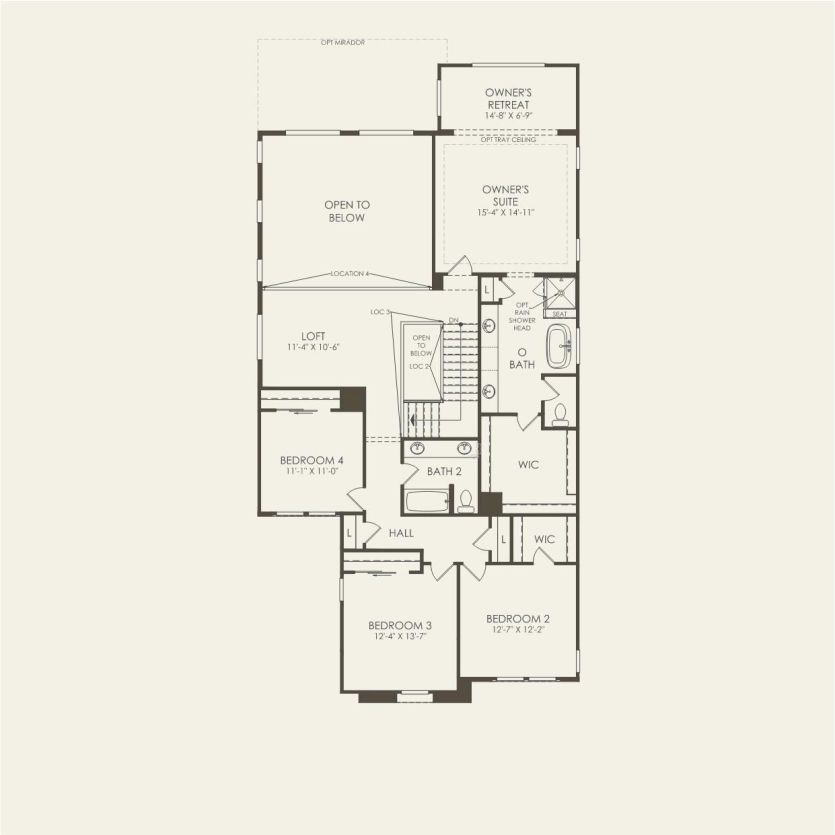 Second Floor 4 br / 2.5 ba