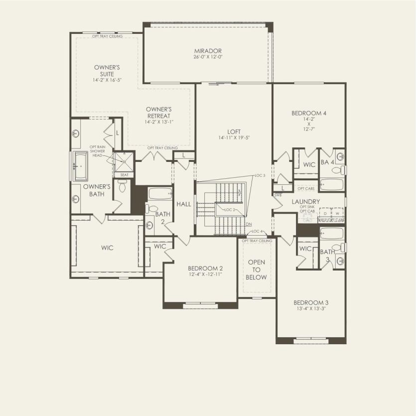 Second Floor 5 br / 5.5 ba