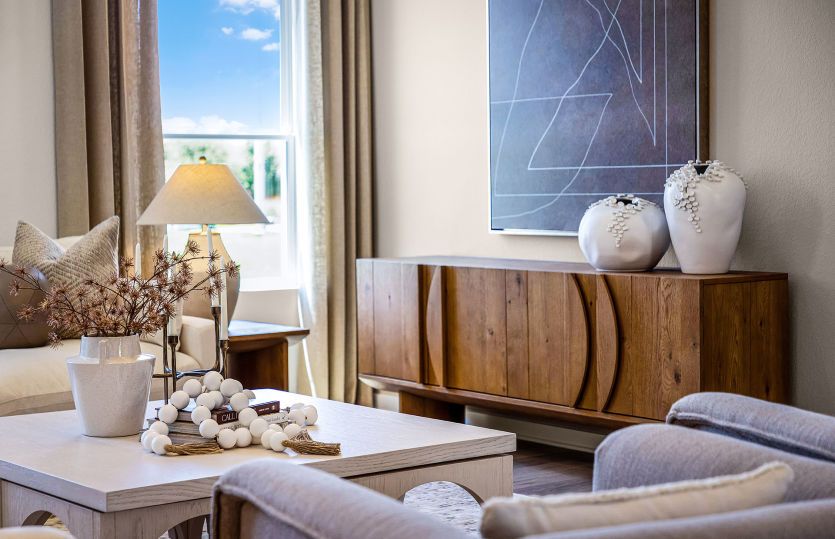 Welcoming gathering room