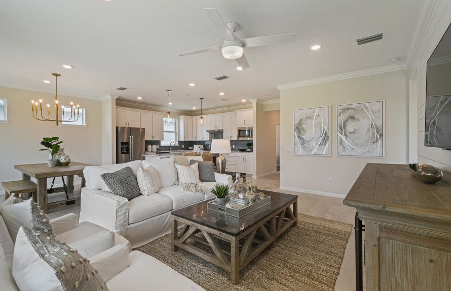Open concept living space