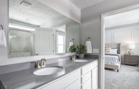 Owner's Bath with Double Bowl Vanity