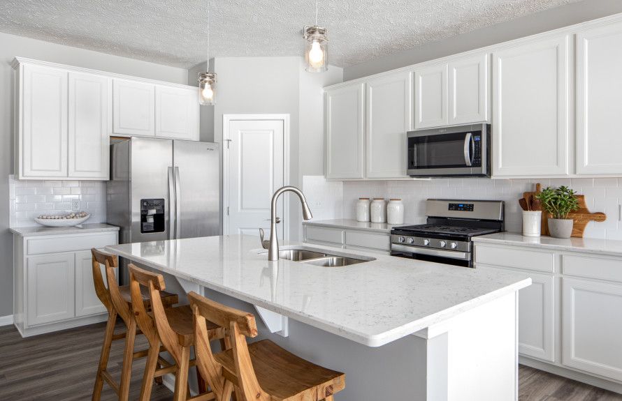 Kitchen with Large Island for Additional Seating